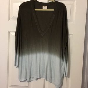 Oversized Ombré Sweater